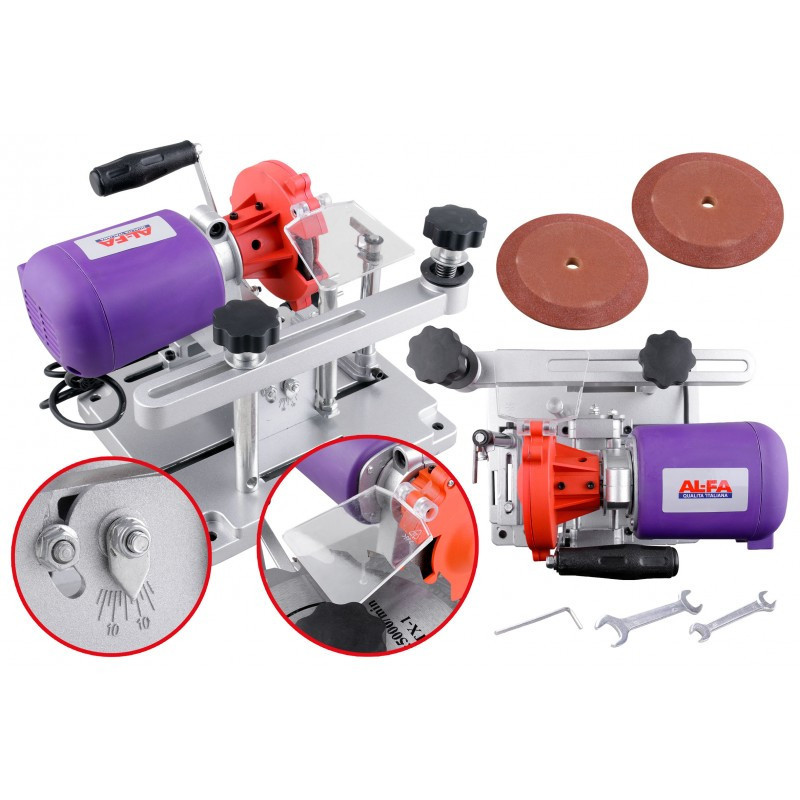 Заточувальний верстат AL-FA ALS8, 800 Вт, диск алмазний 103 мм, Італія Львів - фото 1