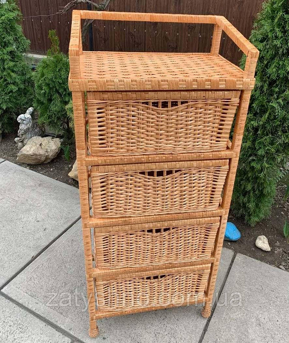 Комод плетеный на 4 ящика Киев - изображение 10