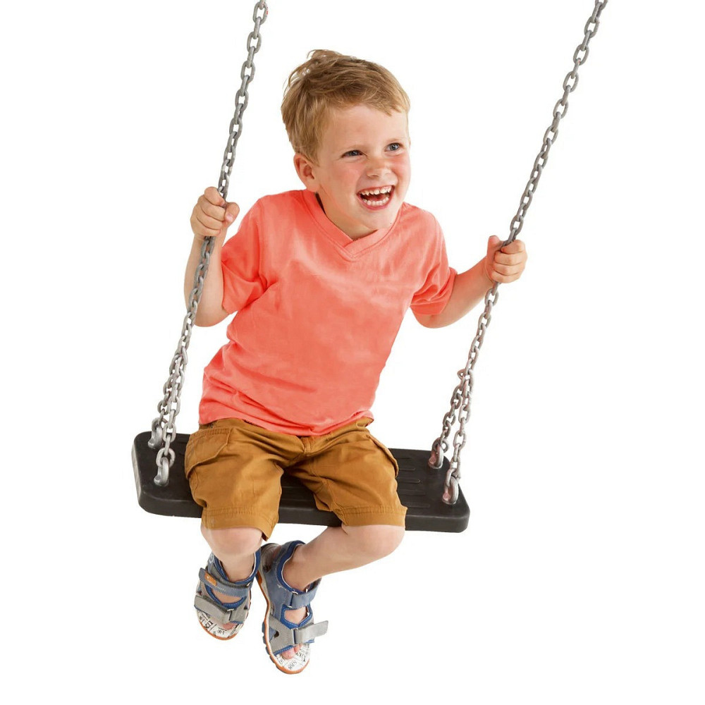 Качели детские подвесные обрезиненные на цепях KBT Traditional Бельгия Зеленый Киев - изображение 5