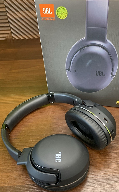 Беспроводные наушники JBL Tour One M2 в черном и золотистом роноре. Харьков - изображение 7