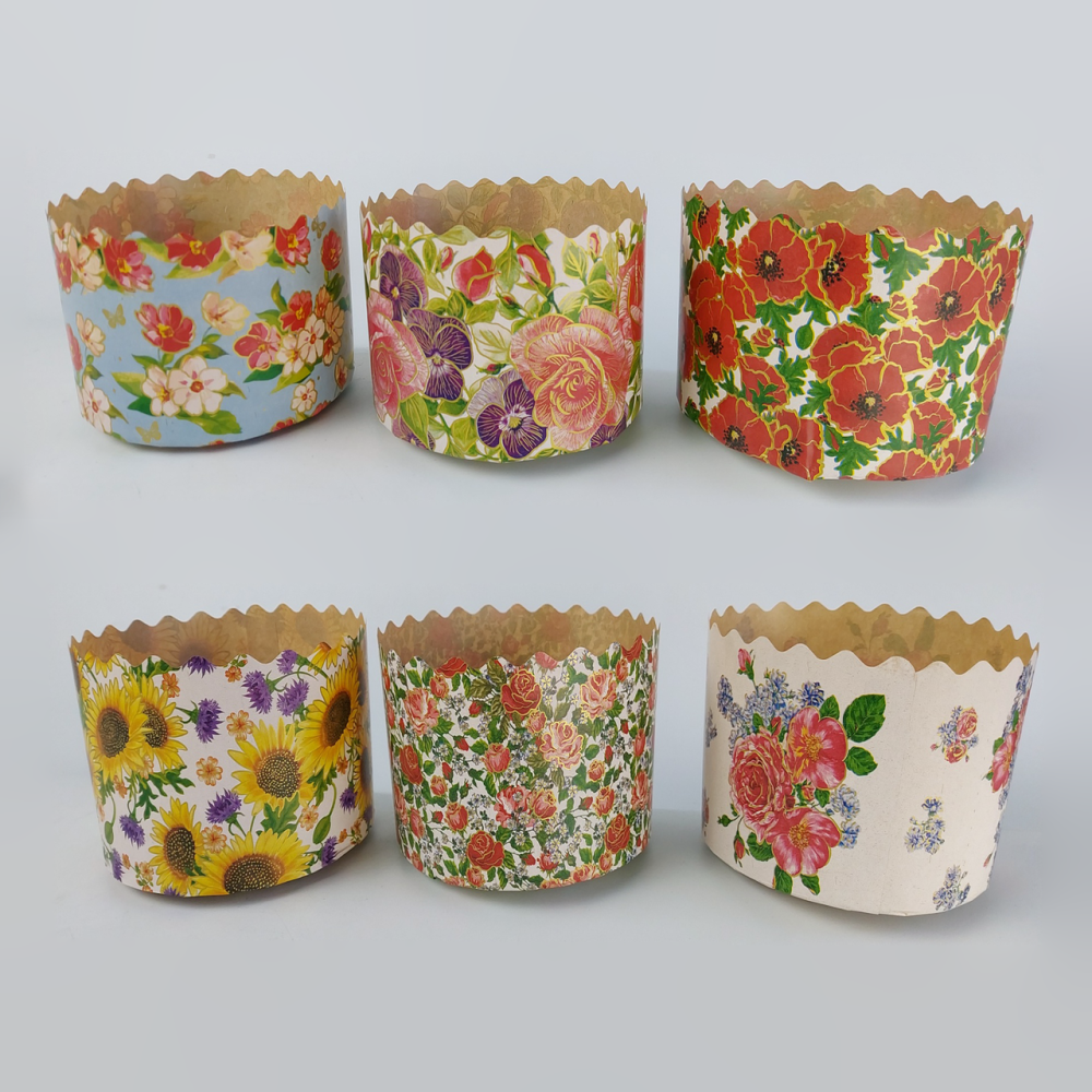 Форми для Пасок 400 гр d130 h85 Квіти 50 шт/пач. Харків - фото 1