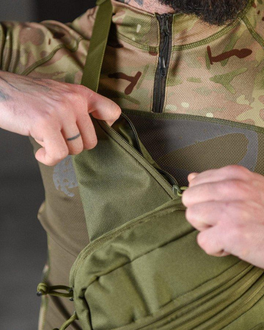 Нагрудна сумка-катура Silver knight olive ВТ3952 Одеса - фото 4