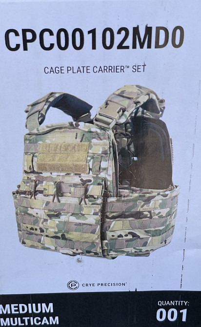 Плитоноска Crye Precision CAGE Plate Carrier CPC + Plate Pouch Set, Оригинал. Харків - фото 6