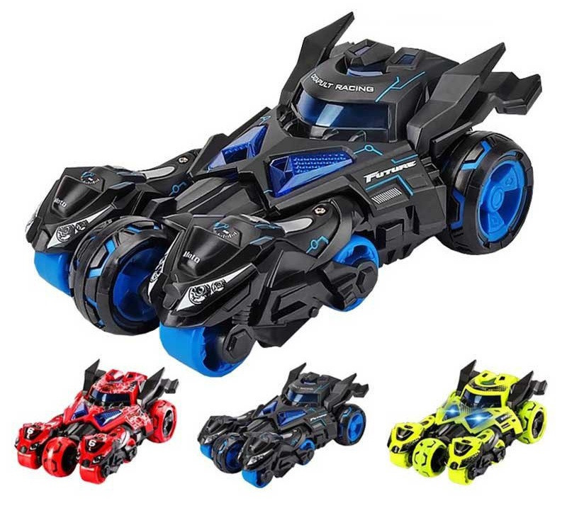 Іграшка CARS S Машина-катапульта 3в1 Pull-back зі світлом та звуком 1:32, в асортименті (CJ-1288068) (7120484) Київ - фото 1