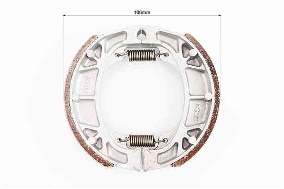 Гальмівні колодки задні к-кт, 106мм (пружини прямі) Киев