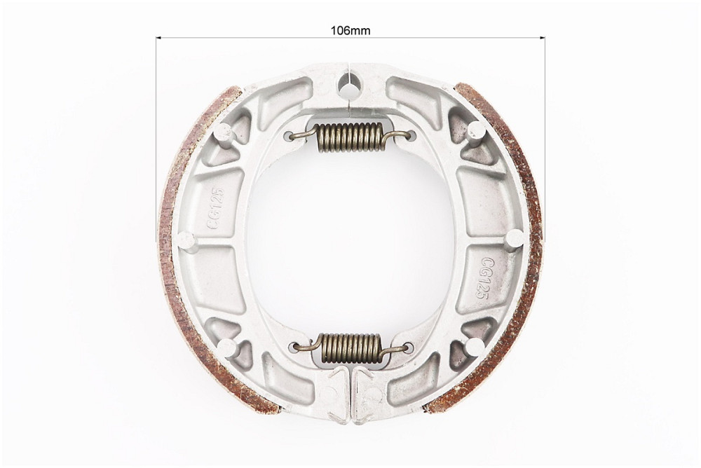 Гальмівні колодки задні к-кт, 106мм (пружини прямі) Киев - изображение 3
