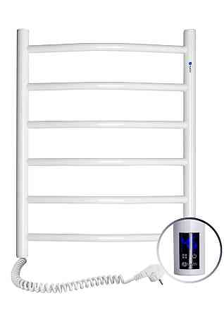 Полотенцесушитель электрический Navin Камелия 480х600 Sensor с таймером, белый 12-007133-4860 Киев