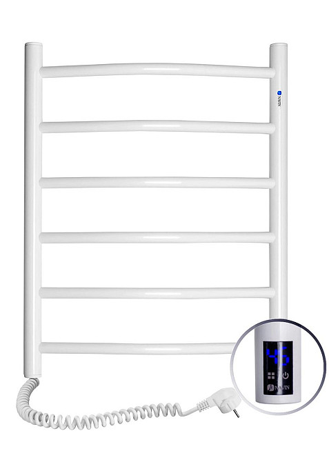 Полотенцесушитель электрический Navin Камелия 480х600 Sensor с таймером, белый 12-007133-4860 Киев - изображение 1