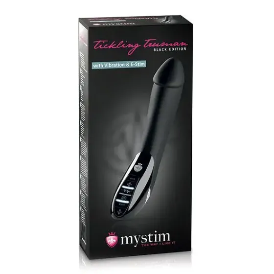 Вібратор з електростимуляцією Mystim Tickling Truman eStim Black, міостимулятор Львів