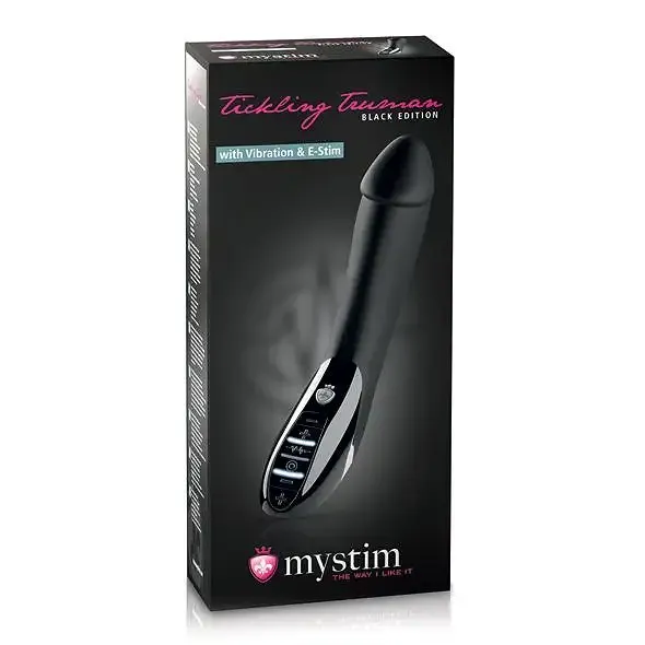 Вібратор з електростимуляцією Mystim Tickling Truman eStim Black, міостимулятор Львів - фото 2