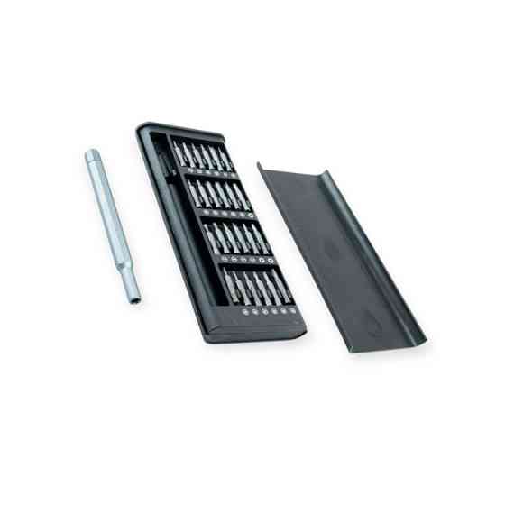 Набор бит 4мм 25шт (пласт. бокс) с магнитным держателем Cr-V Мукачево