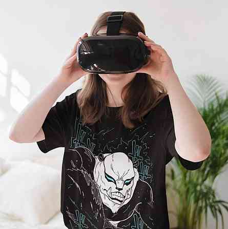 Футболка аниме Магическая битва оверсайз (S/M/L) Черний AnimeJ0904 Днепр