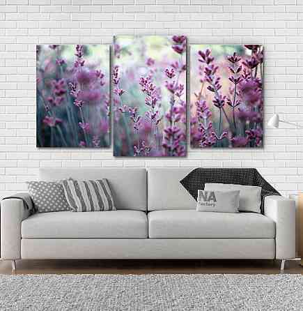 Модульна картина Природа Лаванда Art-63_3 Київ