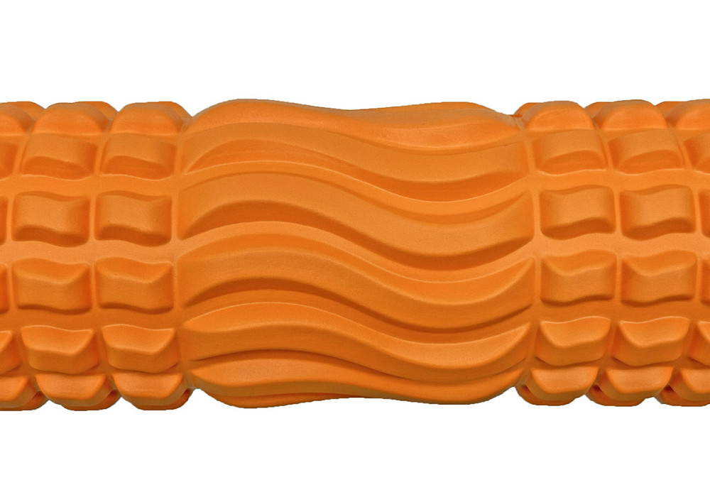 Масажний ролик EasyFit Wavyspines 33 см Помаранчевий Коломия - фото 3