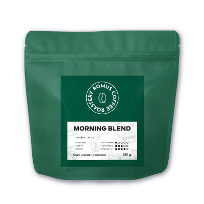 Кофе Romus Coffee Roastery Morning Blend молотый 250 г (613) Винница - изображение 1