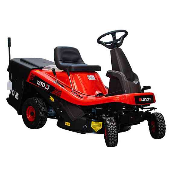 Трактор-газонокосарка бензиновий YATO 8,8 кВт, шир/вис покосу 760/20-90 мм, збірник- 170 л Одесса