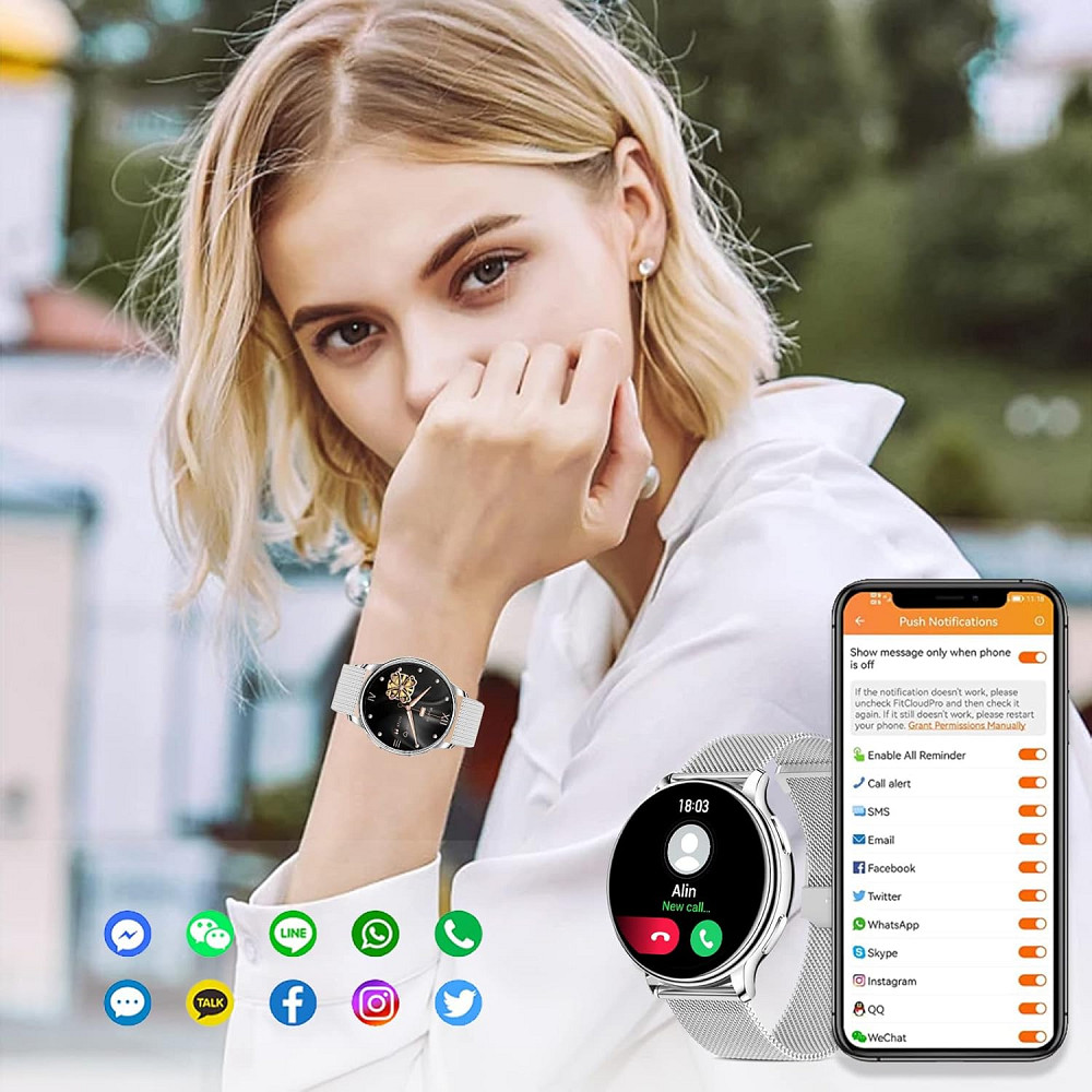 Смарт годинник жіночий Efolen Луцк - изображение 2