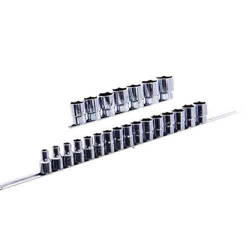 Набір головок торцевих на планці TOPTUL 1/2" 23ед. 8-32мм GAAQ1604U Одеса