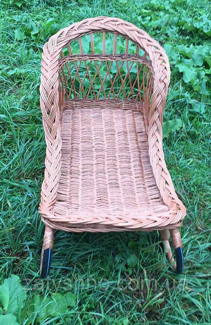 Плетеные саночки| санки для детей и взрослых | саночки  на подарок | санки из лозы Киев - изображение 4