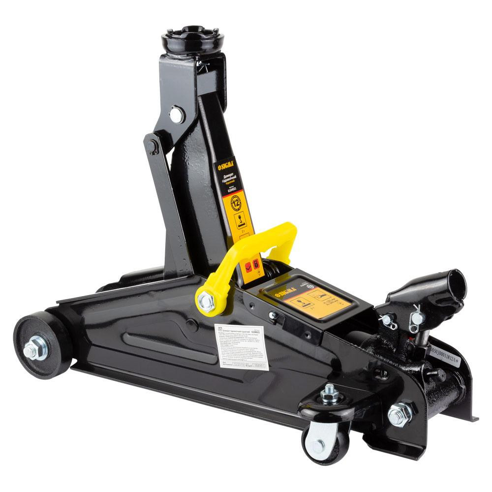 Домкрат гидравлический подкатный 2т H 130-345мм (кейс) SIGMA (6104021) Ровно - изображение 6