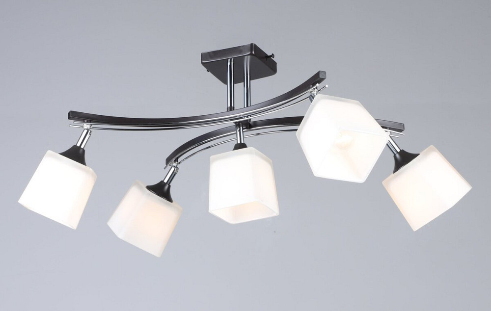 VALESO Люстра B N1435/5 BK+CH (Чорний + Хром) Коломыя - изображение 1