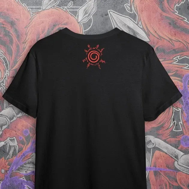 Футболка чоловіча з  принтом Наруто Дев'ятихвостий Кіборг Розмір 48 Anime0035 Дніпро - фото 3