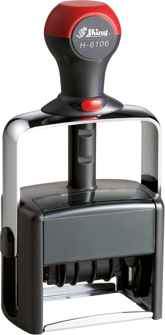 Датер металевий, з вільним полем 33х56мм Київ - фото 1