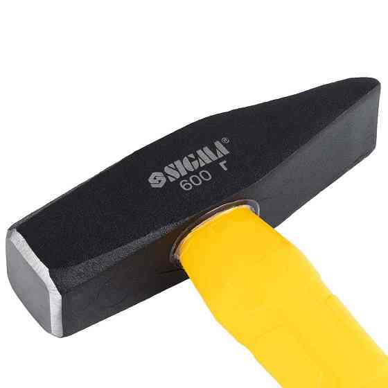 Молоток 600 г слюсарний фібергласова ручка SIGMA (4316061) Київ