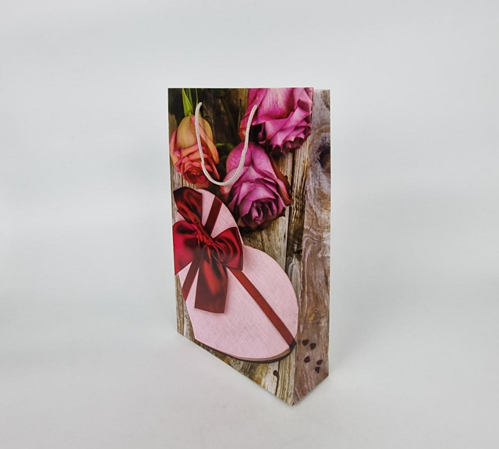 Большой бумажный пакет вертикальный  25/37/8(артBV-037) (12 шт) Харьков - изображение 1