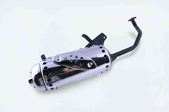 Глушник скутер 4 Т Китай 50 скутер Вінд (круглий, хром) Мукачево