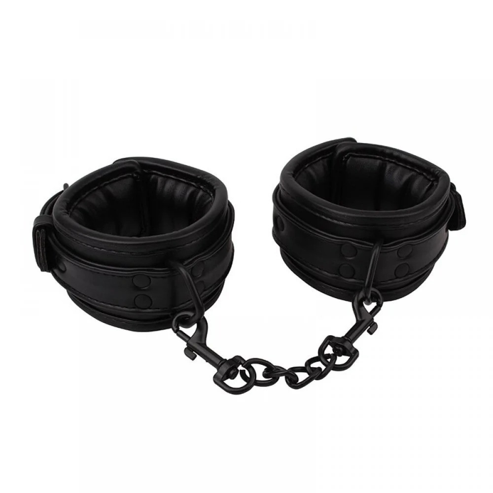 Поножі Chisa Fierce Feuphoria Deluxe зі штучної шкіри, чорні Sex Aura Київ - фото 3