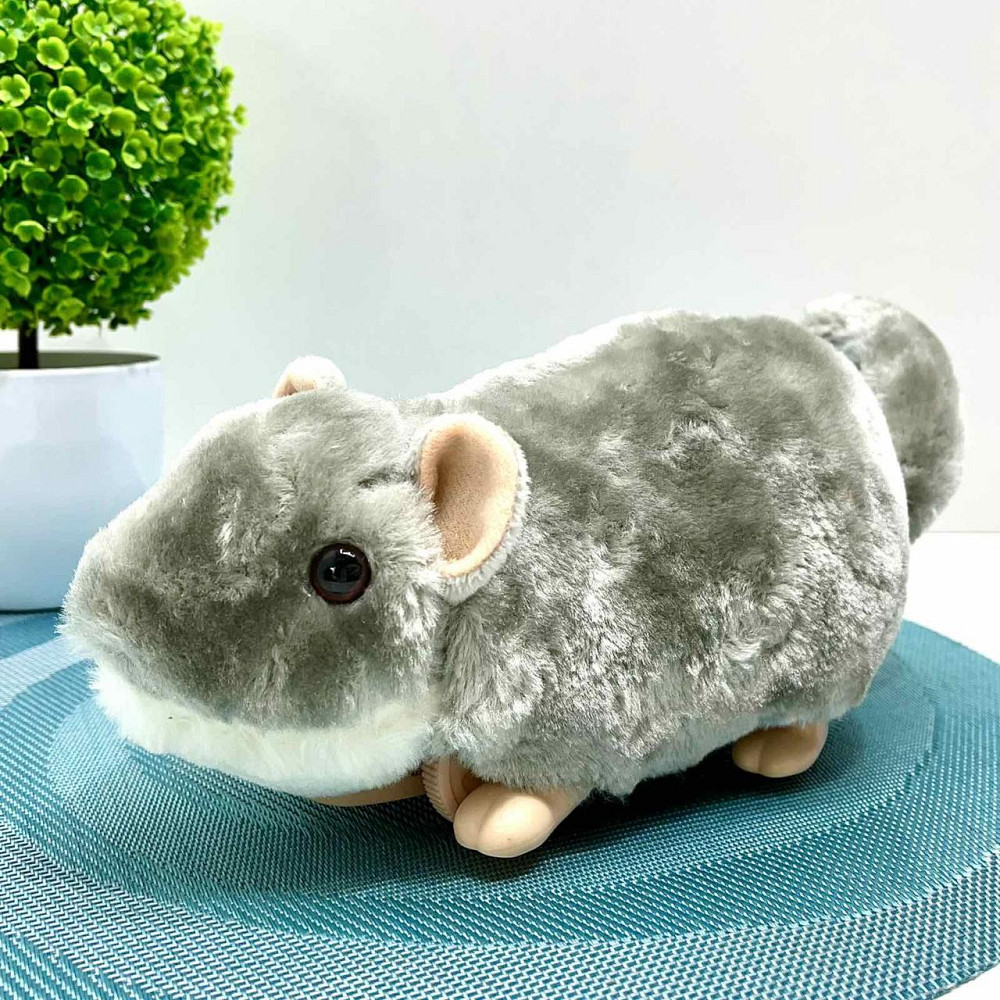 М'яка іграшка Шиншилла на радіокеруванні інтерактивна їздить 21см Сіра (8858-8068) Чернігів - фото 3