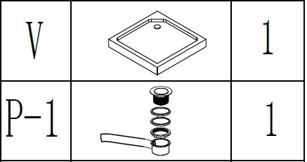 Душовий піддон квадратний LUBAWA SL90F (SL90) BRAVO (1уп.) Киев - изображение 9