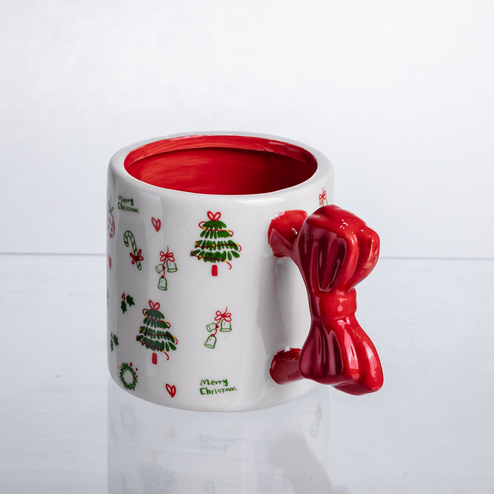 Yiwu Новорічна порцелянова чашка для чаю та кави 400 (мл) Merry Christmas CR-1-18 Коломыя - изображение 4