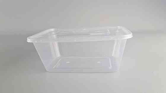 Контейнер прозрачный 1000мл с крышкой  прямоугольный (50 шт) Харьков