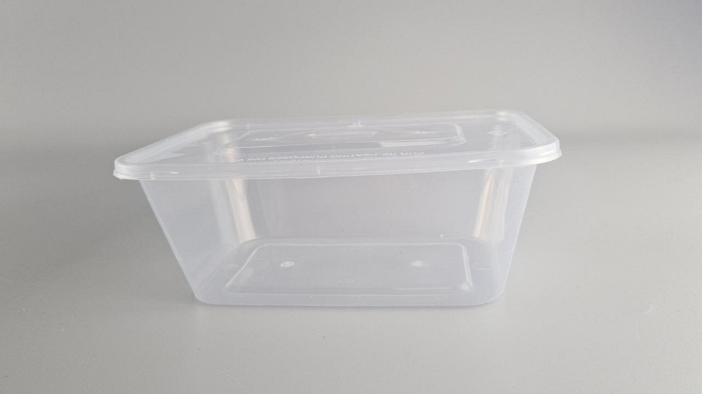 Контейнер прозорий 1000 мл із кришкою прямокутний (50 шт.) Харків - фото 2