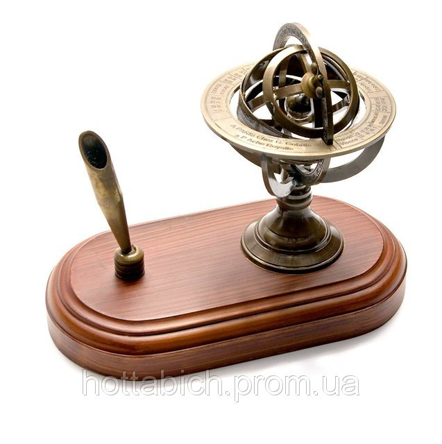 Подставка для ручки настольная Сфера бронза Киев - изображение 1