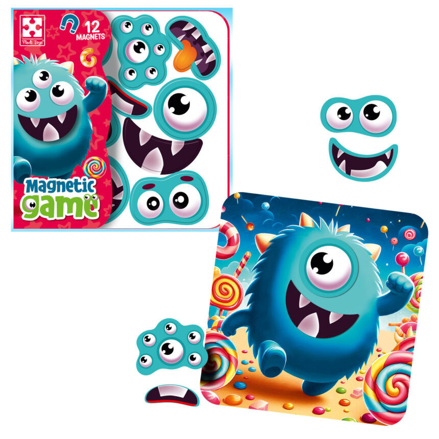 Гра розвиваюча "Емоції Монстріка" VT3220-02, 12 магнітів Вінниця - фото 2