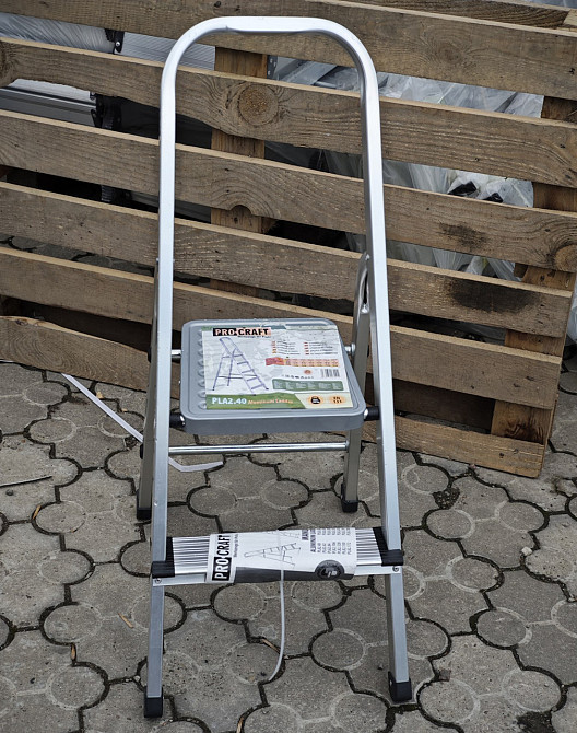 Лестница Procraft PLA2.40: Алюминиевая 2 ступени для удобства в саду! Львов - изображение 1