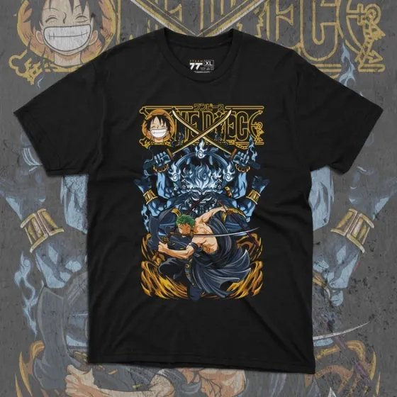 Футболка чоловіча з  принтом Ван Пис Зоро Рононоа 2 Розмір 48 Anime1002 Дніпро