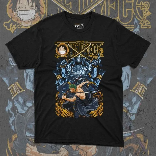 Футболка чоловіча з  принтом Ван Пис Зоро Рононоа 2 Розмір 48 Anime1002 Дніпро - фото 1