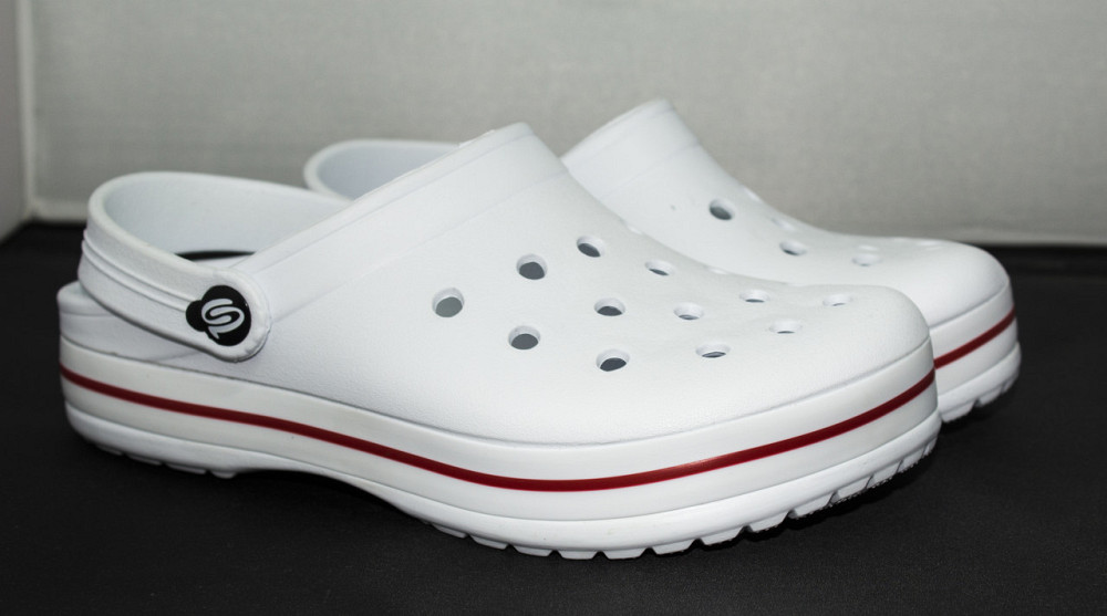 Шаги жіночі білі медичні з дірками сабо Одеса - фото 5