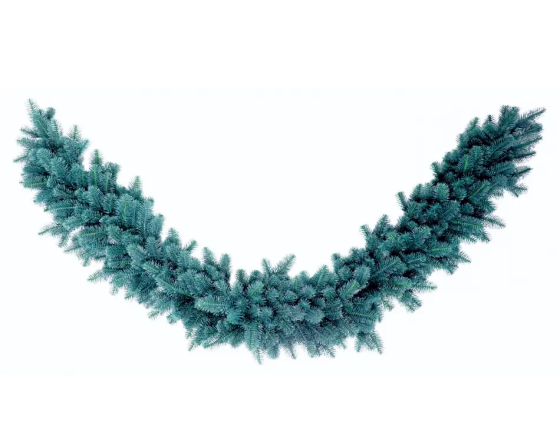 Гірлянда густа з хвої Еліт 2 м лита (Блакитна) Київ