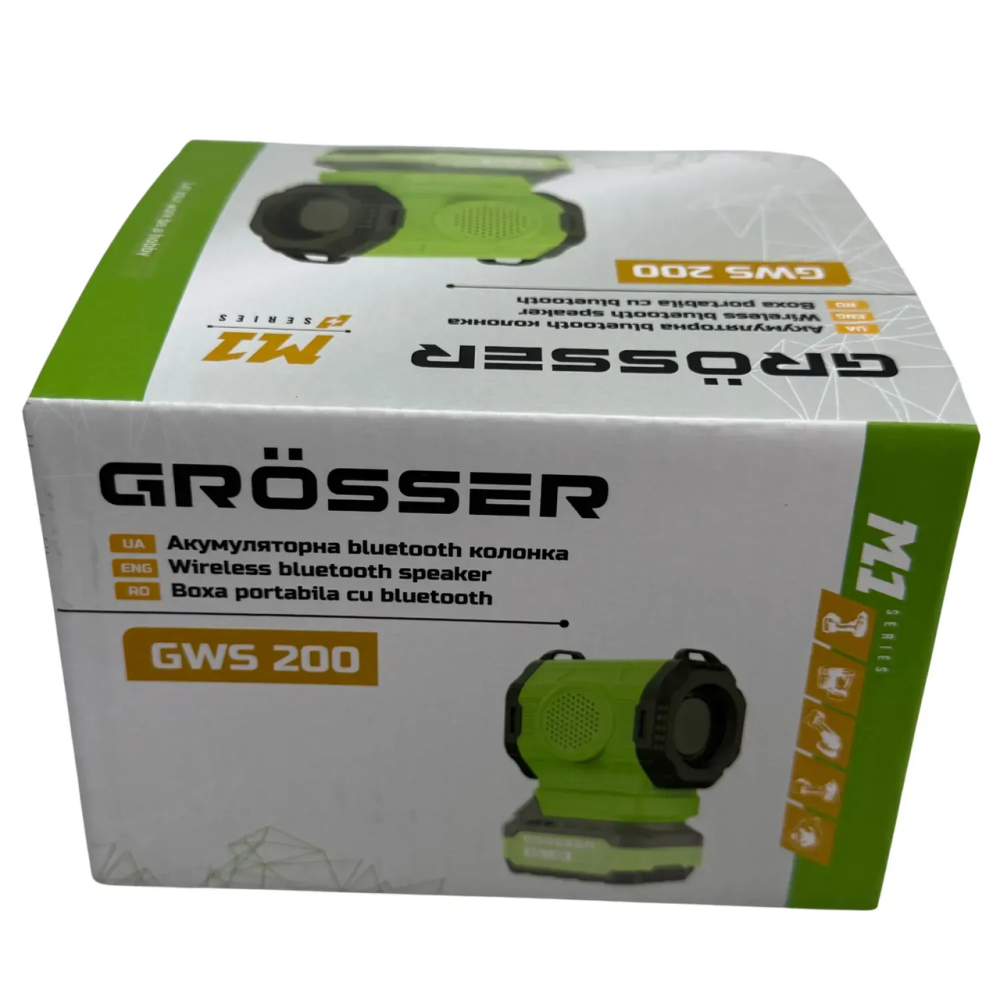 Акумуляторна Bluetooth-колонка Grosser GWS 200 (без акума і зарядки) Київ - фото 6