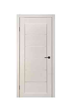 Дверь Реликт Лайн 10 Крем + Стекло сатин 70*200 см Светлые межкомнатные двери для дома Киев
