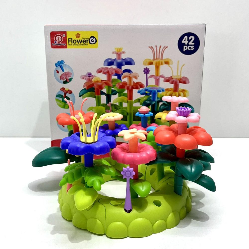 Конструктор Квітковий сад різнокольоровий 42 деталі (898-9106) Чернігів - фото 6