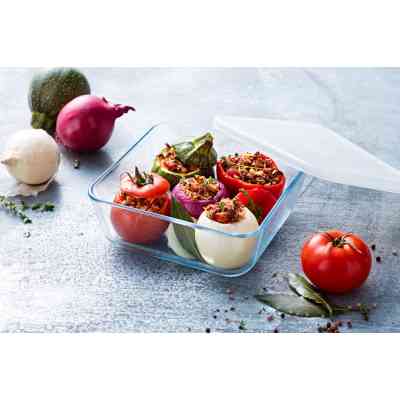 Форма для випікання Pyrex CookFreez з кришкою квадратна 15 х 15 см 0.85 л (218P001/7646) Вінниця