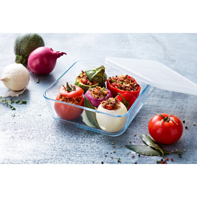 Форма для выпечки Pyrex CookFreez з кришкою квадратна 15 х 15 см 0.85 л (218P001/7646) Винница - изображение 5