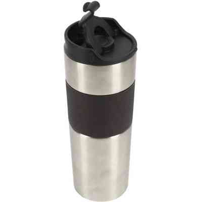 Термокружка Bergner Coffee & tea lovers 460 мл Black (BG-37789-BK) Винница