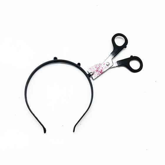 Обруч на Хэллоуин Ножницы one size черный Киев